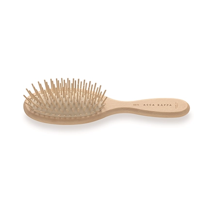 Acca Kappa OVAL BRUSH - BEECHWOOD - WOODEN PINS