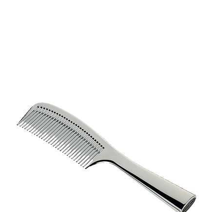 Acca Kappa Luxury Italian Collection Combs Chromed Comb With Handles