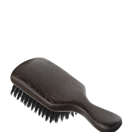 Acca Kappa 1869 Wenge Wood Club Style Hairbrush Natural Bristles Wenge
