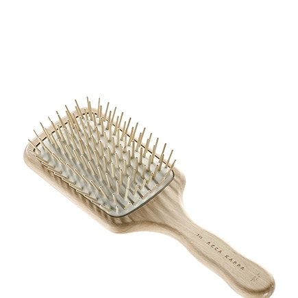Acca Kappa Paddle Brush - Beech Wood - Wooden Pins