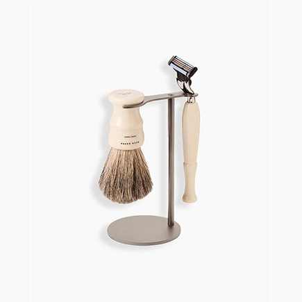 Acca Kappa SHAVING SET WITH STAND - PURE BADGER BRUSH - 