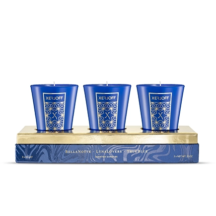 Xerjoff 3 Set Candles BellaNotte-LunaLovers-TrueBlue