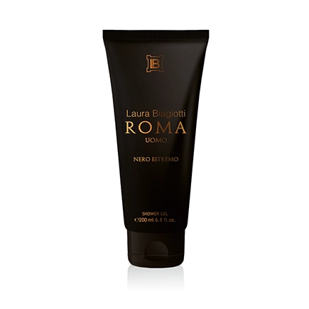 Laura Biagiotti Roma Uomo Nero Estremo Shower Gel