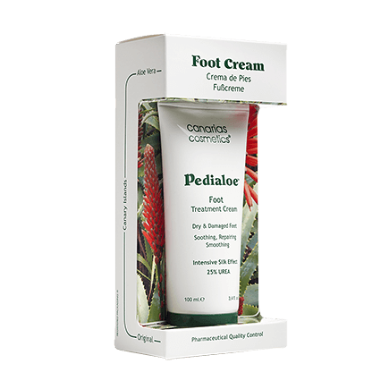 Canarias Cosmetics Pedialoe - Fußcreme Foot Treatment Cream, 25 % Urea